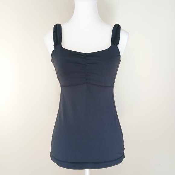 Lululemon Aria Tank II Black Size 4 - Picture 2 of 6